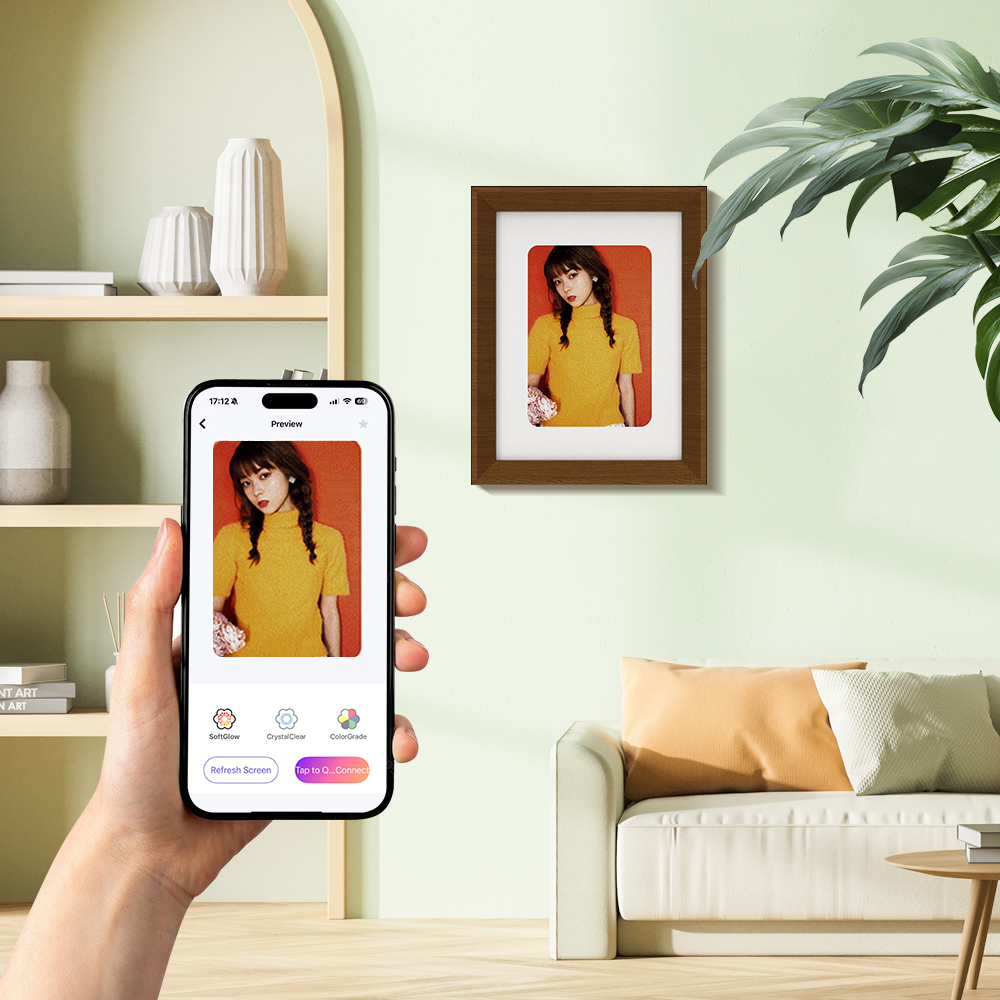 Desktop ePaper Photo Frames for Office Use